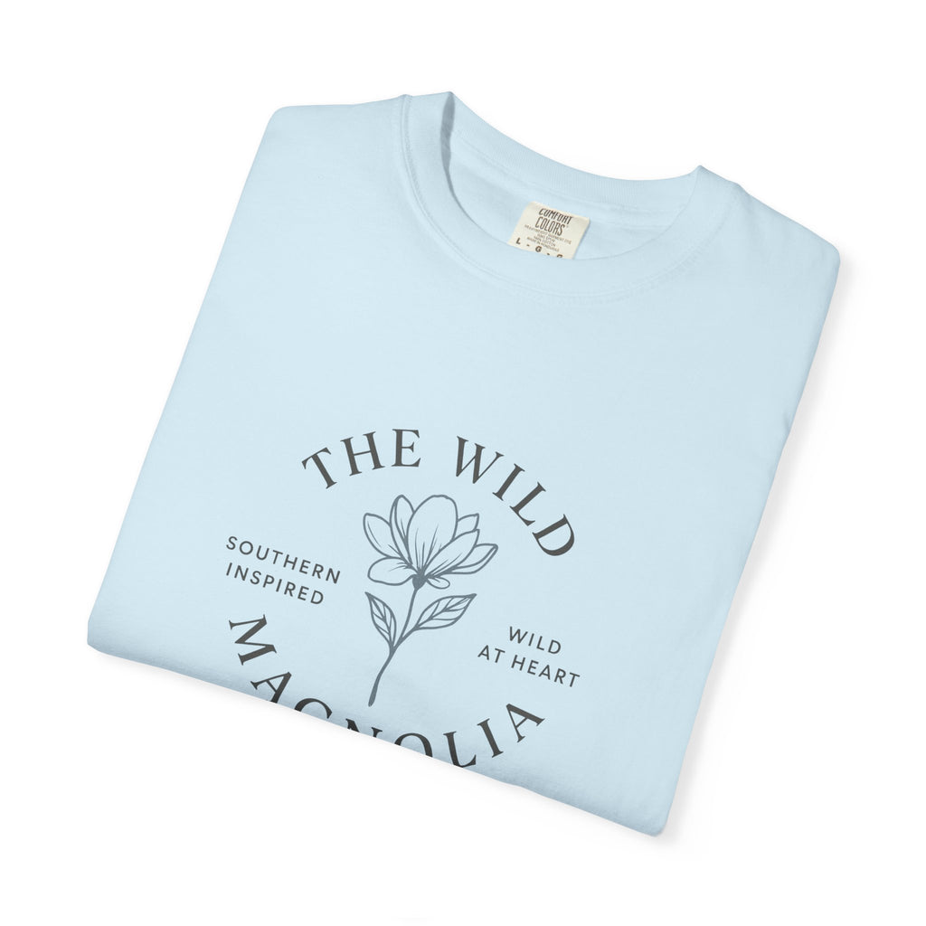 Wild Magnolia Logo Comfort Colors T-Shirt | Southern Inspired Unisex Classic Tee