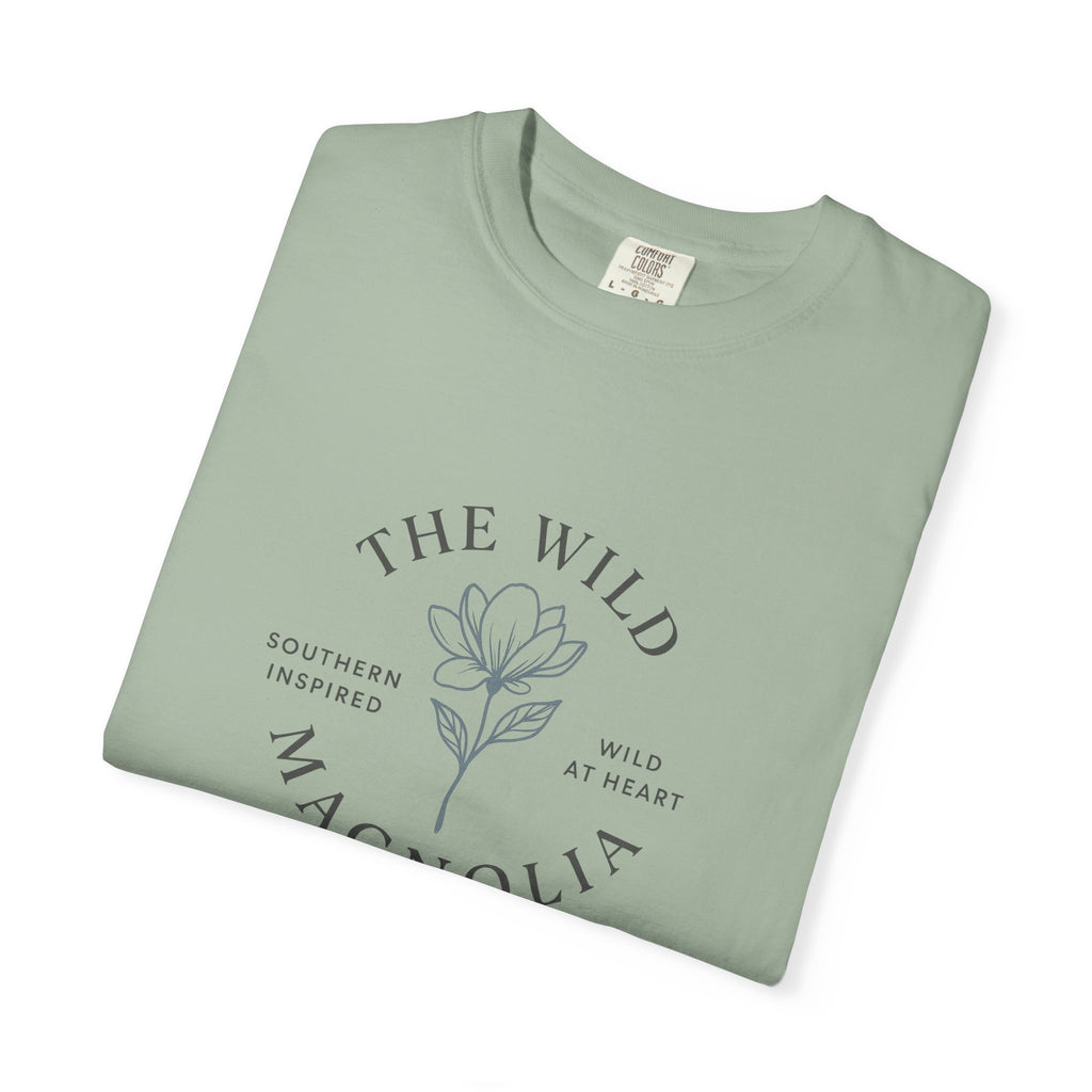 Wild Magnolia Logo Comfort Colors T-Shirt | Southern Inspired Unisex Classic Tee