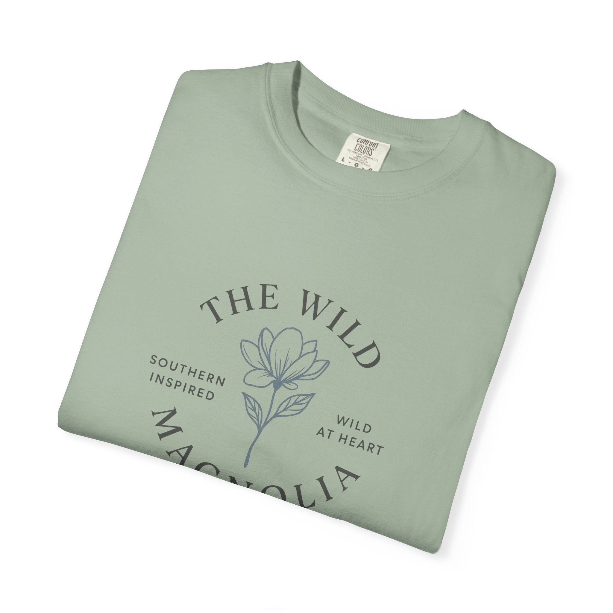 Wild Magnolia Logo Comfort Colors T-Shirt | Southern Inspired Unisex Classic Tee