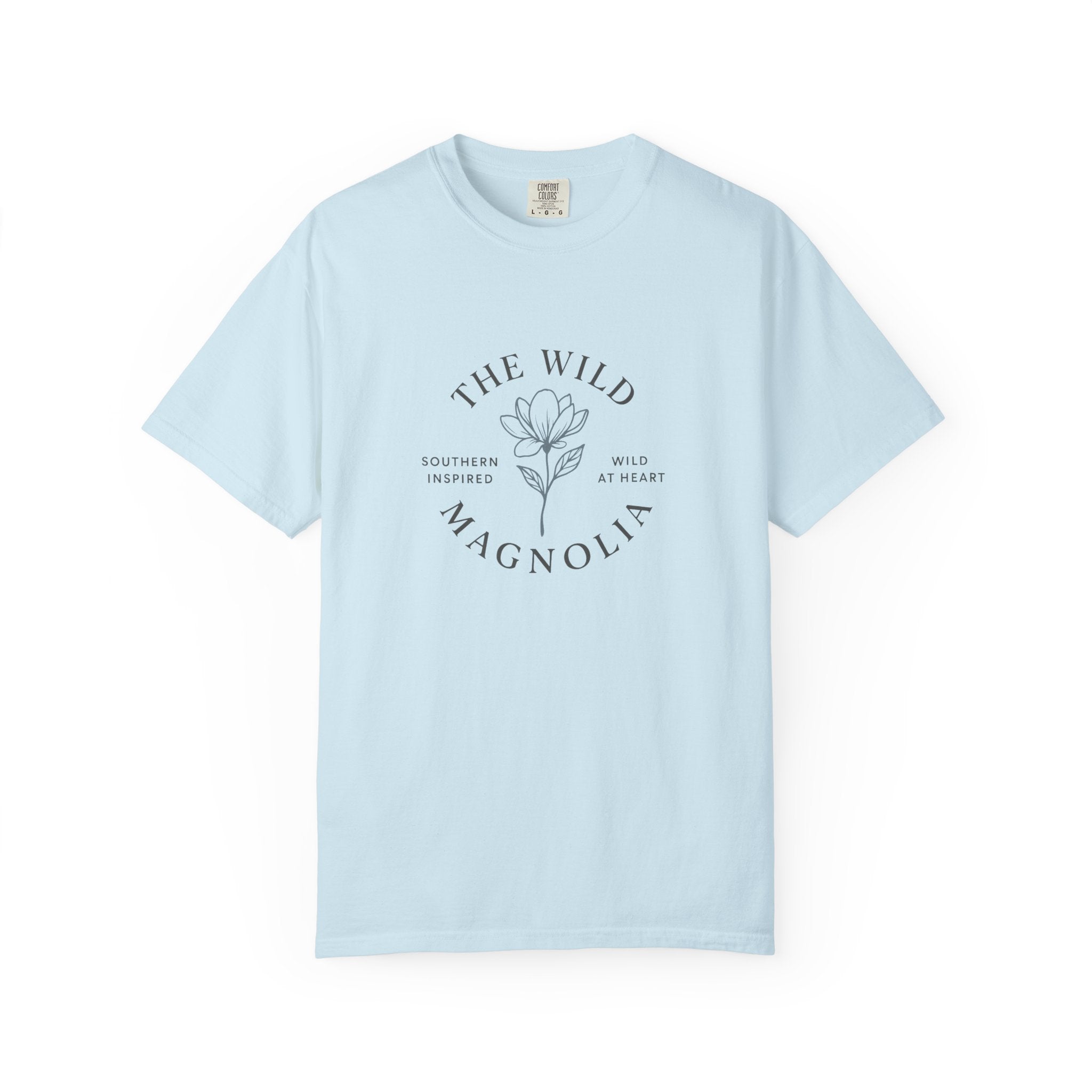 Wild Magnolia Logo Comfort Colors T-Shirt | Southern Inspired Unisex Classic Tee