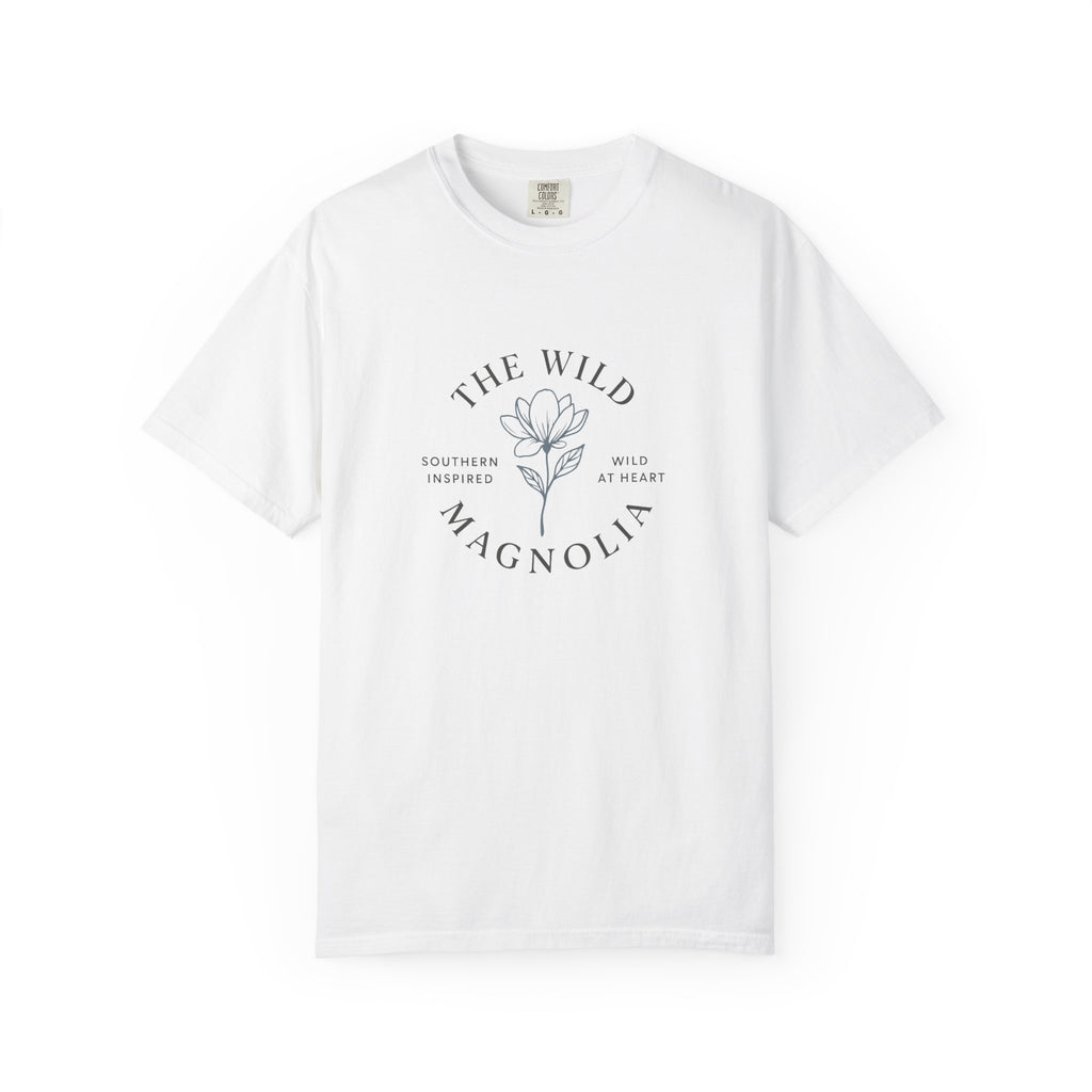 Wild Magnolia Logo Comfort Colors T-Shirt | Southern Inspired Unisex Classic Tee