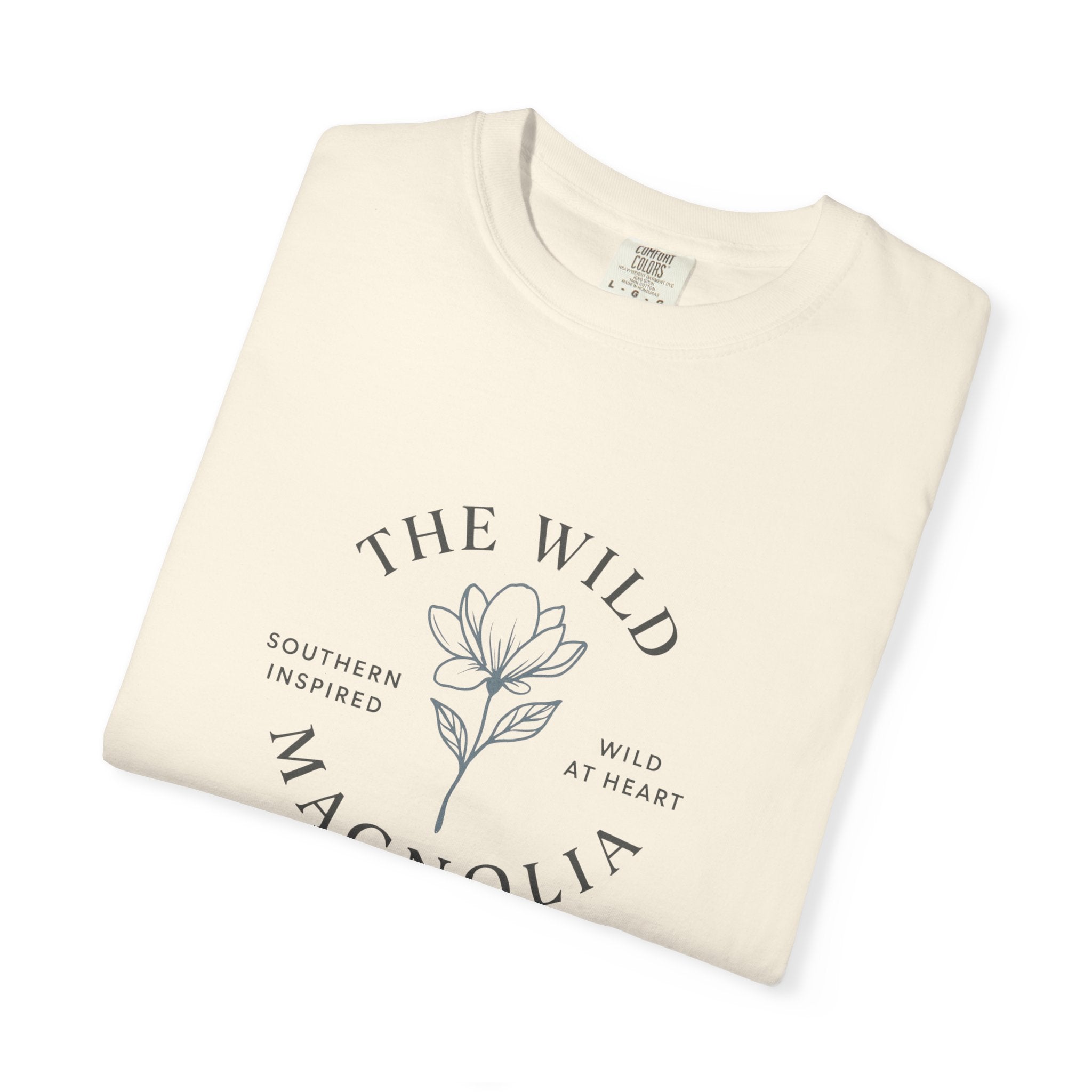 Wild Magnolia Logo Comfort Colors T-Shirt | Southern Inspired Unisex Classic Tee