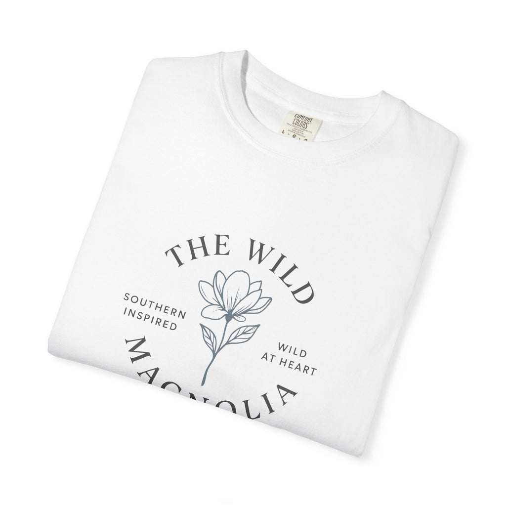 Wild Magnolia Logo Comfort Colors T-Shirt | Southern Inspired Unisex Classic Tee